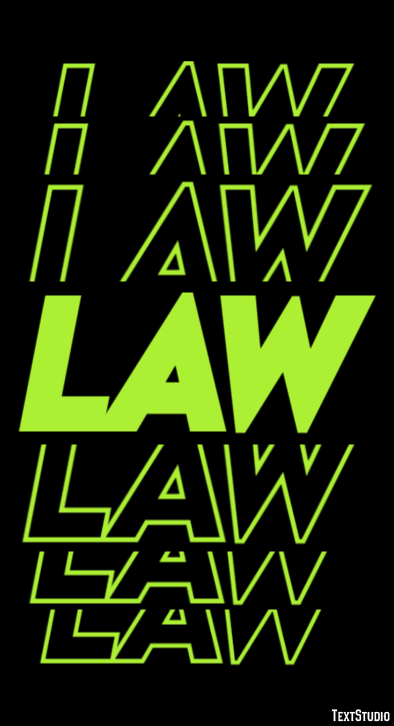 Law Эффект текста