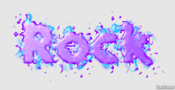Rock Text Effect