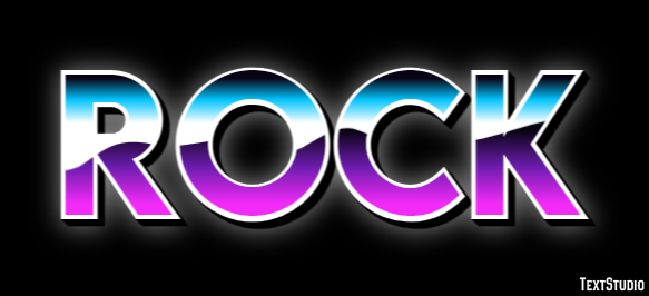 Rock Text Effect