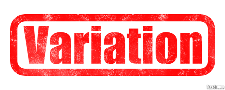 Variation Эффект текста