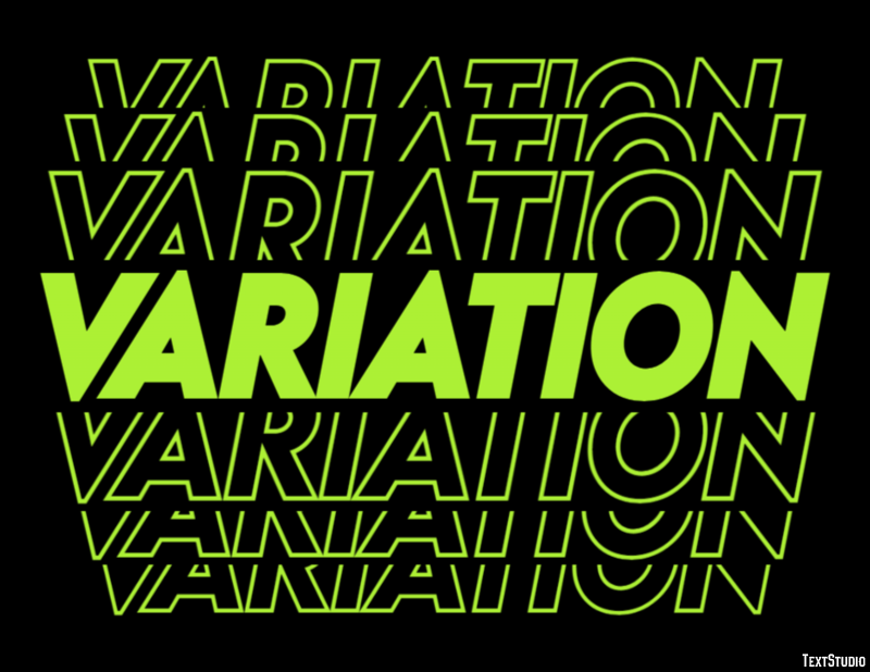 Variation Efecto de Texto