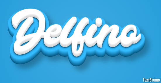 Delfino Efecto de Texto