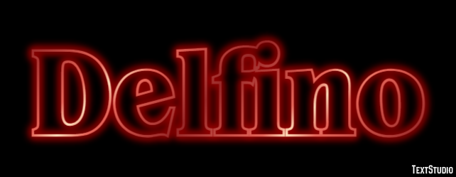 Delfino Efecto de Texto