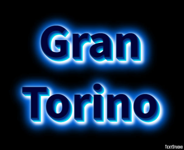 Gran Torino Efecto de Texto