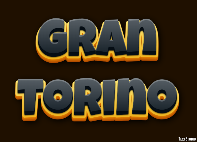Gran Torino Efecto de Texto