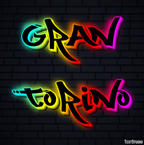 Gran Torino Text effect