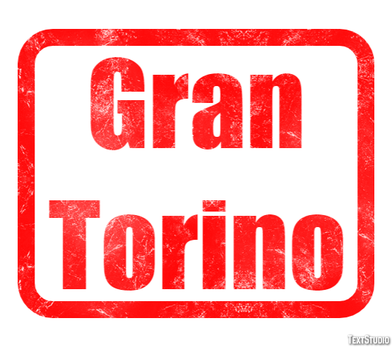Gran Torino Text effect