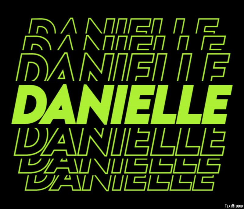 Danielle Efekt tekstowy