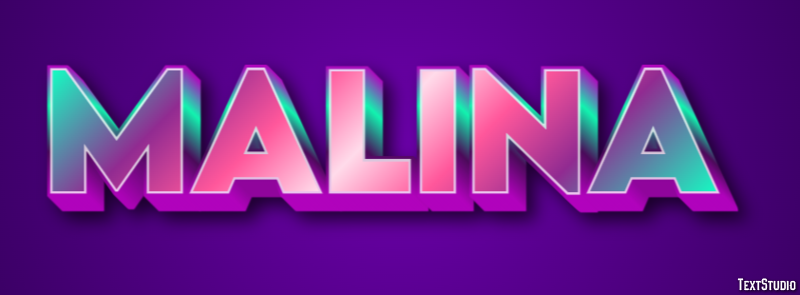 Malina Efekt tekstowy