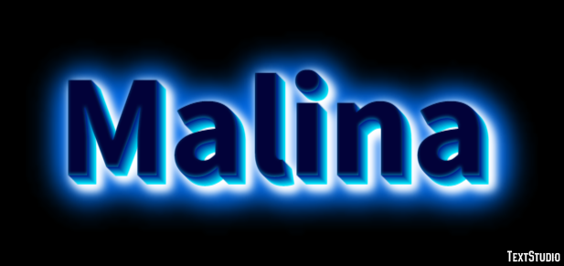 Malina Efeito de texto