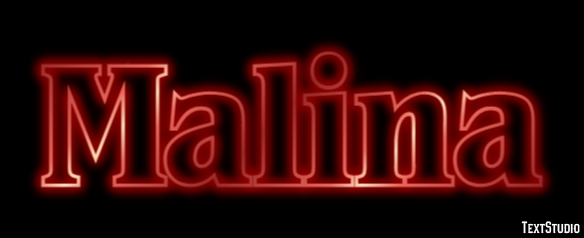Malina Texteffekt