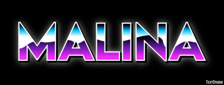 Malina Texteffekt