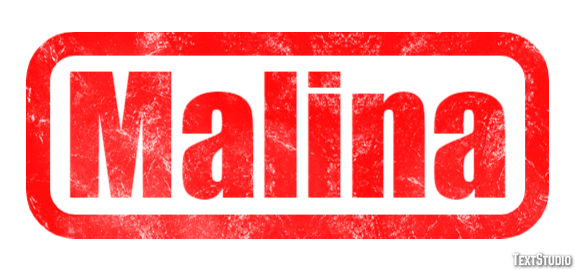Malina Efekt tekstowy