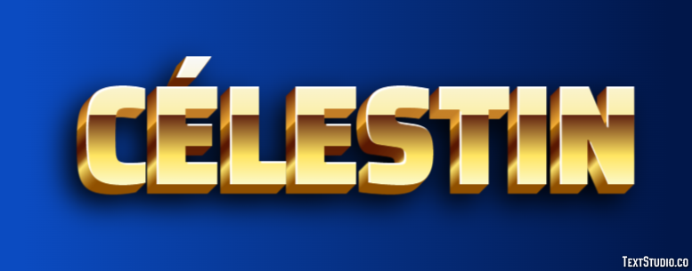Célestin Текстовый эффект