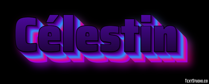 Célestin Текстовый эффект