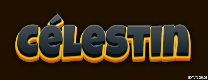 Célestin Текстовый эффект