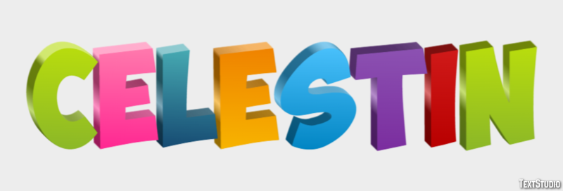 Célestin Efecto de Texto