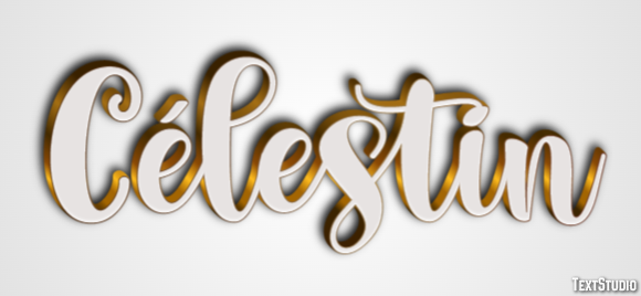 Célestin Текстовый эффект