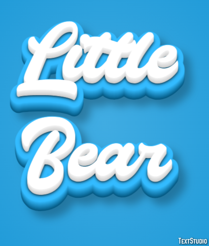 Little Bear Tekst Effect