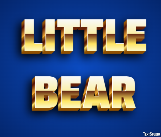 Little Bear Effetto testo