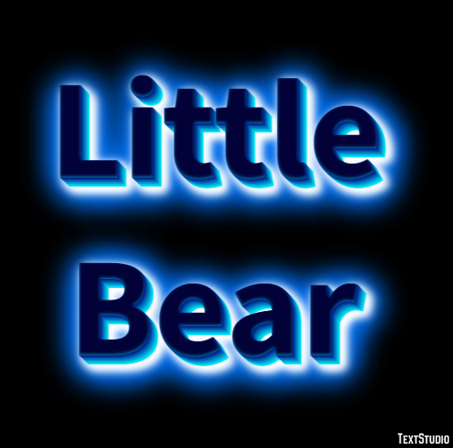 Little Bear Texteffekt