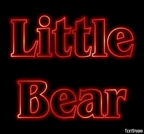 Little Bear Texteffekt