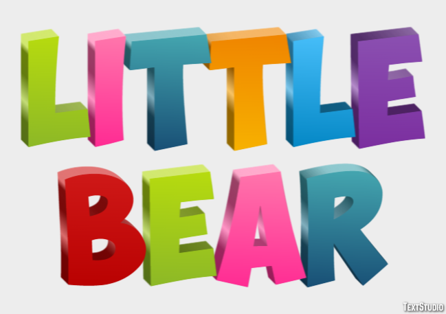 Little Bear Efekt tekstowy