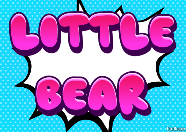 Little Bear Texteffekt