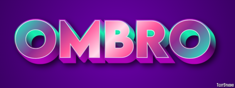 Ombro Effet de Texte