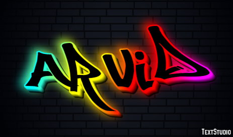 Arvid Text Effect