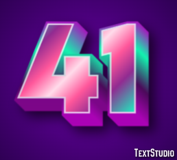 41 Texteffekt