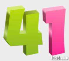 41 Texteffekt