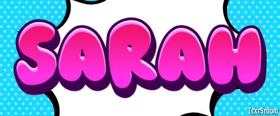 Sarah テキスト効果