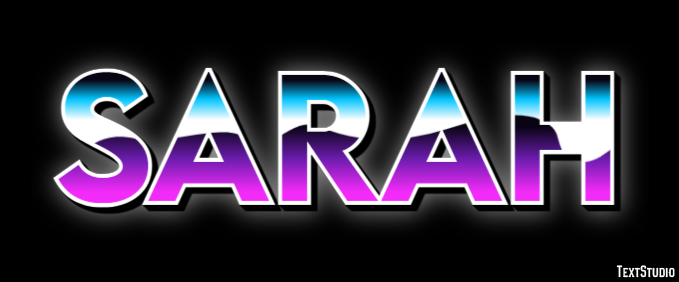 Sarah テキスト効果