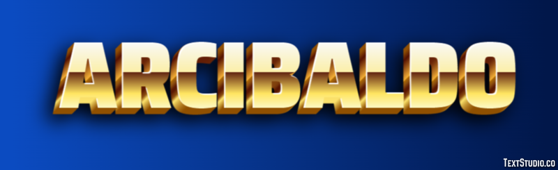 Arcibaldo Efecto de texto