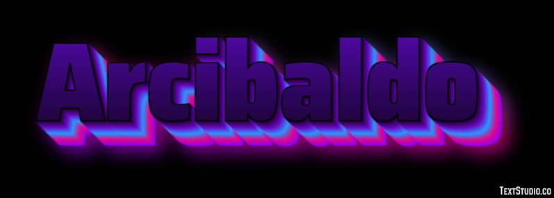 Arcibaldo Efecto de texto