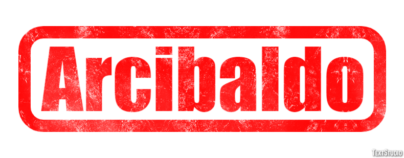 Arcibaldo Efecto de texto