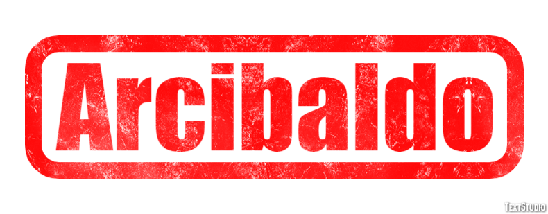 Arcibaldo Effetto testo