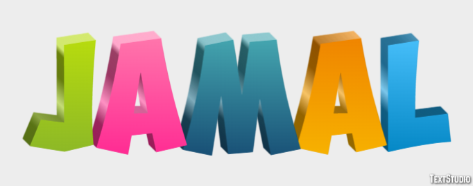 Jamal Text Effect