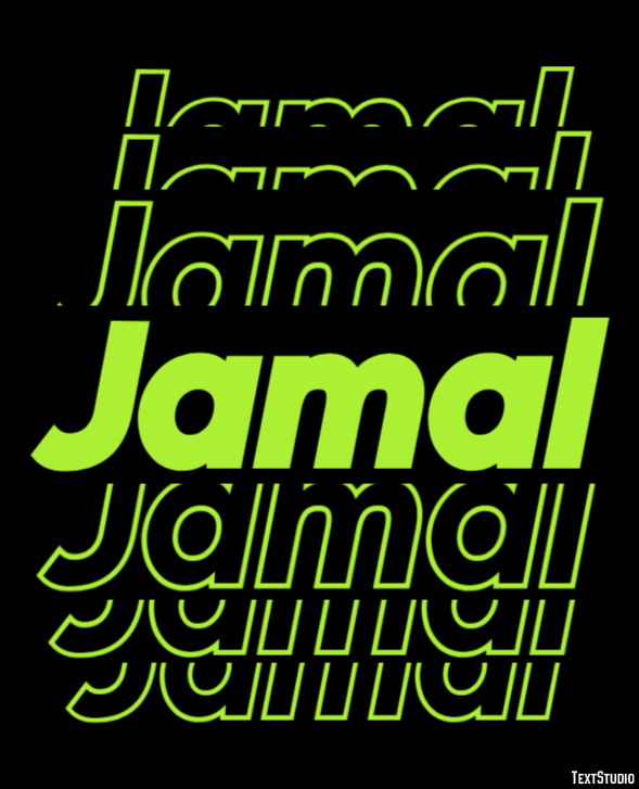 Jamal Text Effect