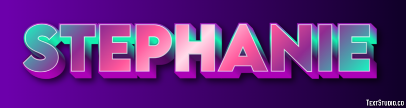 Stephanie Text Effect