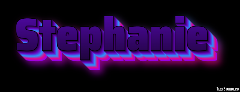 Stephanie Text Effect