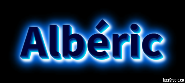 Albéric Effetto testo