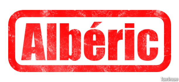 Albéric Tekst Effect