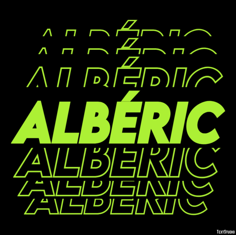 Albéric Tekst Effect