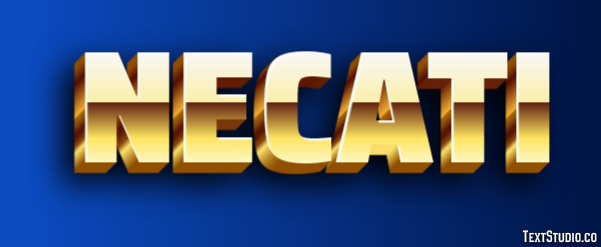 Necati Effetto testo