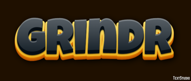 Grindr Text Effect