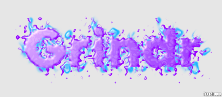 Grindr Text Effect