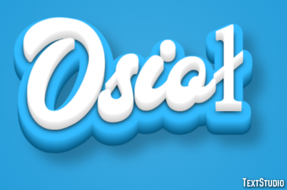 Osioł Texteffekt