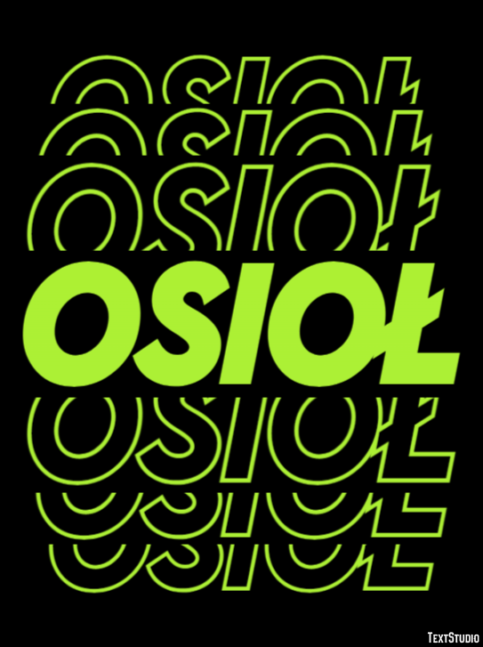 Osioł Efekt tekstowy